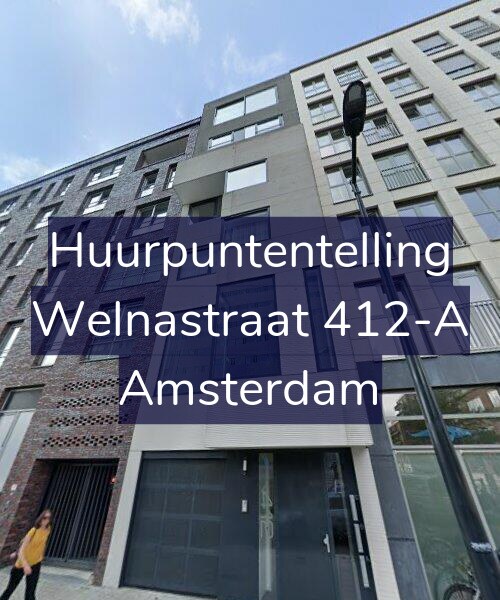 Foto gevel Huurpuntentelling voor Welnastraat 412-A, Amsterdam