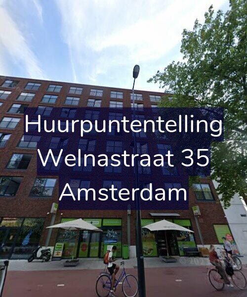 Foto gevel Huurpuntentelling voor Welnastraat 35, Amsterdam