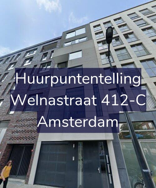 Foto gevel Huurpuntentelling voor Welnastraat 412-C, Amsterdam