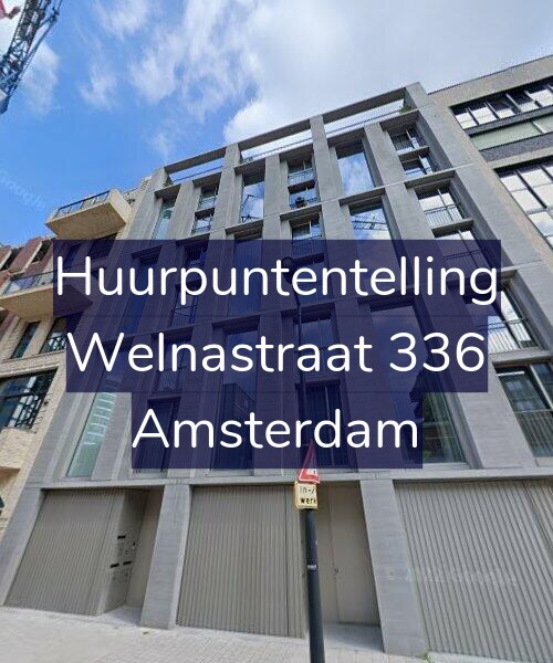 Foto gevel Huurpuntentelling voor Welnastraat 336, Amsterdam