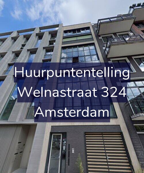 Foto gevel Huurpuntentelling voor Welnastraat 324, Amsterdam
