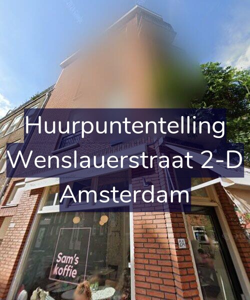 Foto gevel Huurpuntentelling voor Wenslauerstraat 2-D, Amsterdam