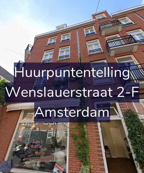 Foto gevel Huurpuntentelling voor Wenslauerstraat 2-F, Amsterdam