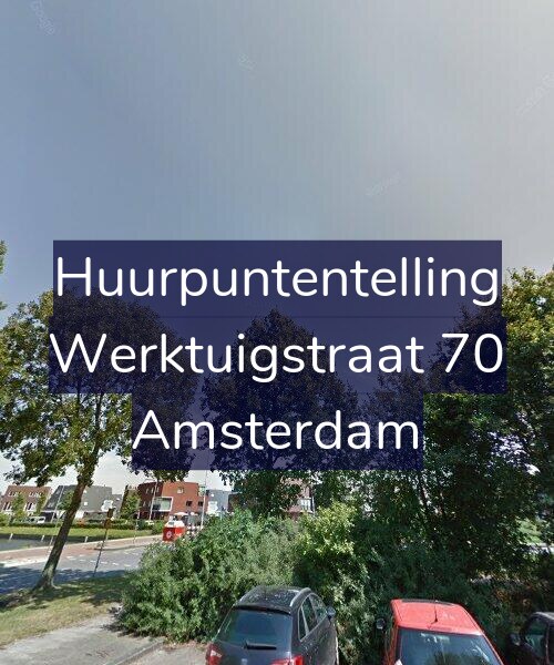 Foto gevel Huurpuntentelling voor Werktuigstraat 70, Amsterdam