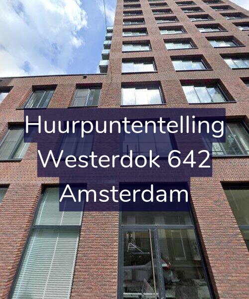 Foto gevel Huurpuntentelling voor Westerdok 642, Amsterdam