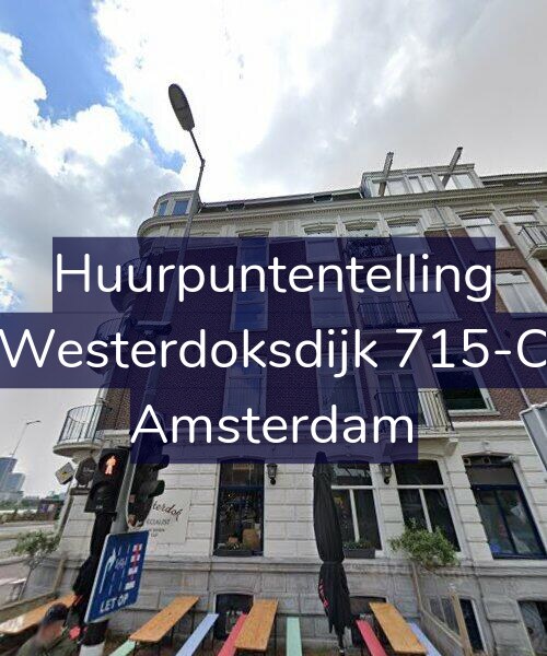 Foto gevel Huurpuntentelling voor Westerdoksdijk 715-C, Amsterdam