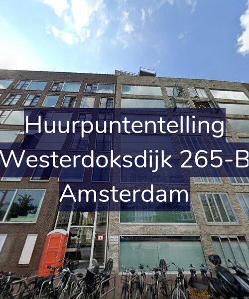 Foto gevel Huurpuntentelling voor Westerdoksdijk 265-B, Amsterdam