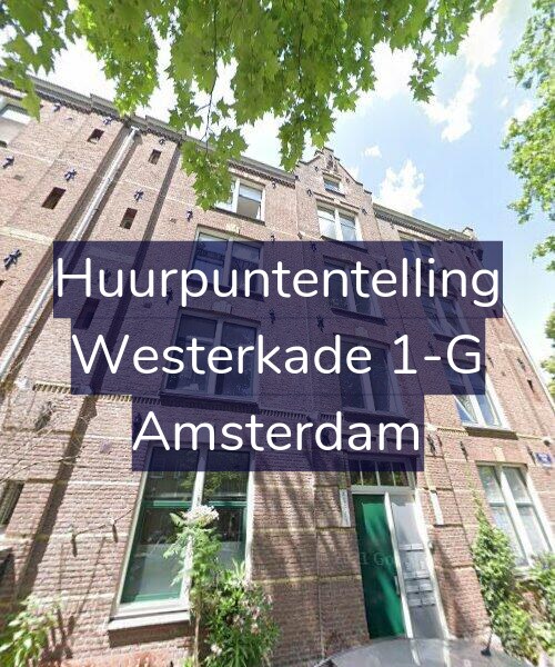 Foto gevel Huurpuntentelling voor Westerkade 1-G, Amsterdam