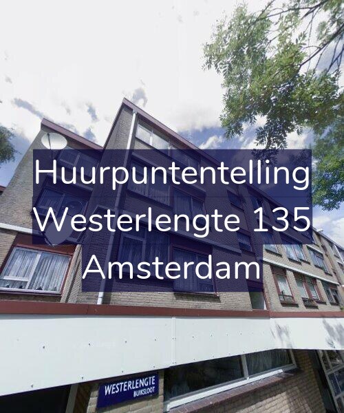 Foto gevel Huurpuntentelling voor Westerlengte 135, Amsterdam
