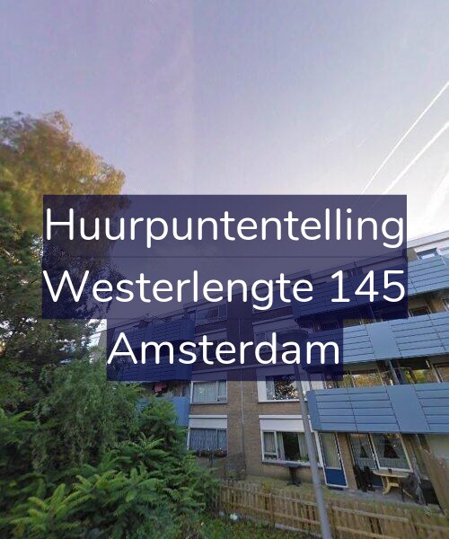 Foto gevel Huurpuntentelling voor Westerlengte 145, Amsterdam