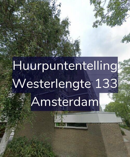 Foto gevel Huurpuntentelling voor Westerlengte 133, Amsterdam