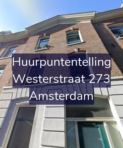 Foto gevel Huurpuntentelling voor Westerstraat 273, Amsterdam