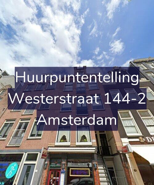 Foto gevel Huurpuntentelling voor Westerstraat 144-2, Amsterdam