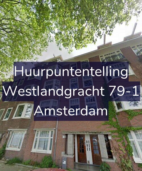 Foto gevel Huurpuntentelling voor Westlandgracht 79-1, Amsterdam