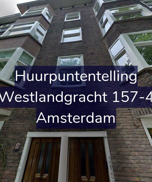 Foto gevel Huurpuntentelling voor Westlandgracht 157-4, Amsterdam