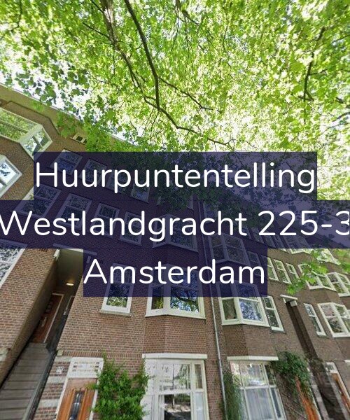 Foto gevel Huurpuntentelling voor Westlandgracht 225-3, Amsterdam