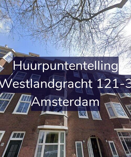 Foto gevel Huurpuntentelling voor Westlandgracht 121-3, Amsterdam