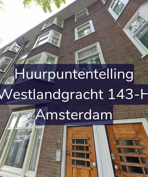 Foto gevel Huurpuntentelling voor Westlandgracht 143-H, Amsterdam