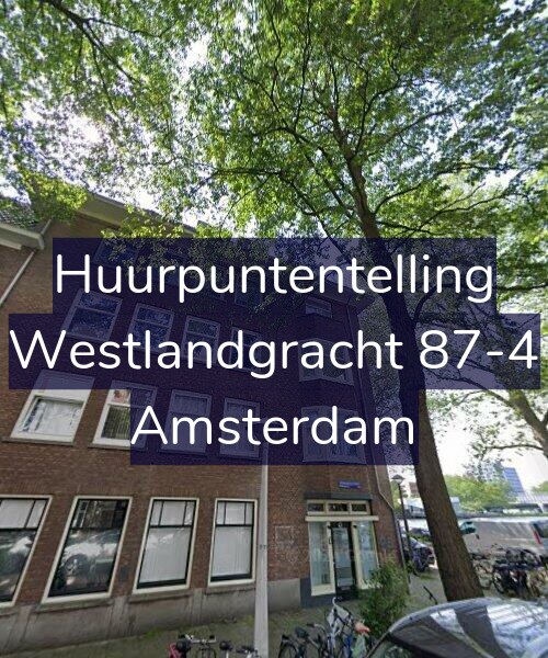 Foto gevel Huurpuntentelling voor Westlandgracht 87-4, Amsterdam