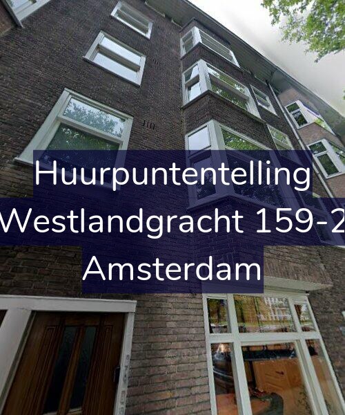 Foto gevel Huurpuntentelling voor Westlandgracht 159-2, Amsterdam
