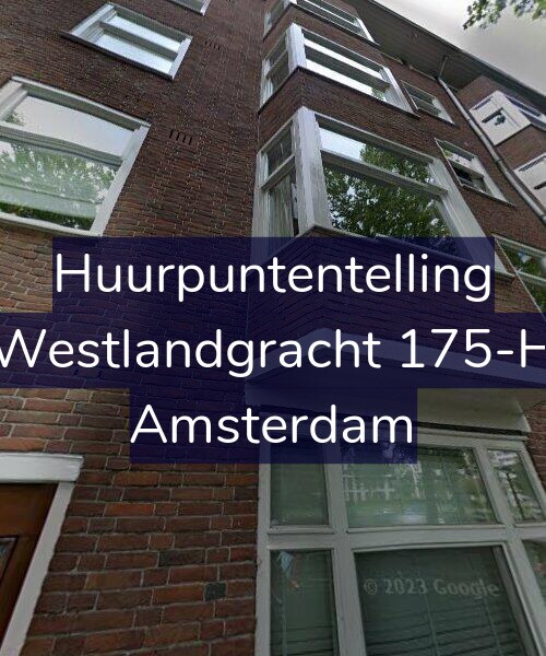 Foto gevel Huurpuntentelling voor Westlandgracht 175-H, Amsterdam