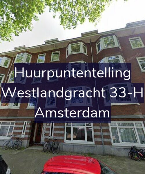 Foto gevel Huurpuntentelling voor Westlandgracht 33-H, Amsterdam