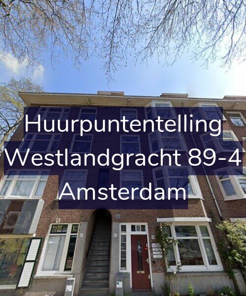 Foto gevel Huurpuntentelling voor Westlandgracht 89-4, Amsterdam