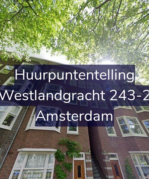 Foto gevel Huurpuntentelling voor Westlandgracht 243-2, Amsterdam