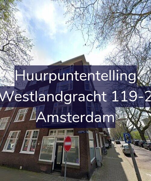 Foto gevel Huurpuntentelling voor Westlandgracht 119-2, Amsterdam