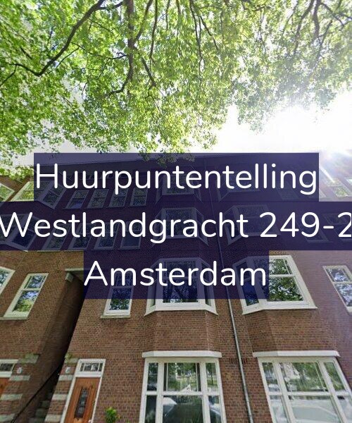 Foto gevel Huurpuntentelling voor Westlandgracht 249-2, Amsterdam