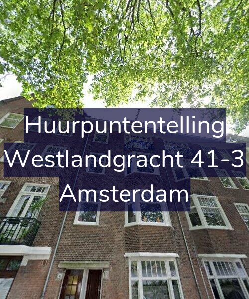 Foto gevel Huurpuntentelling voor Westlandgracht 41-3, Amsterdam