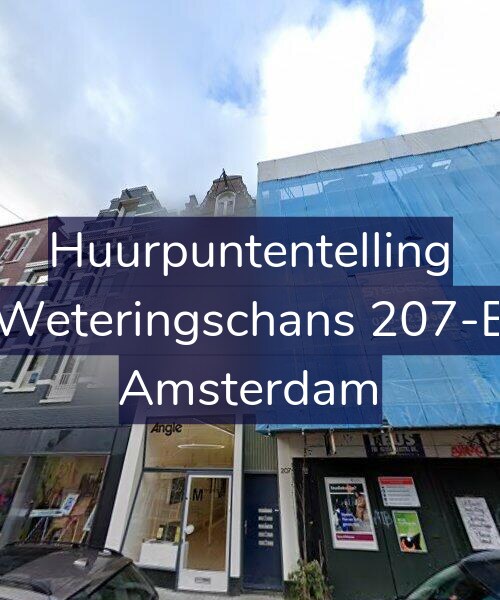 Foto gevel Huurpuntentelling voor Weteringschans 207-E, Amsterdam