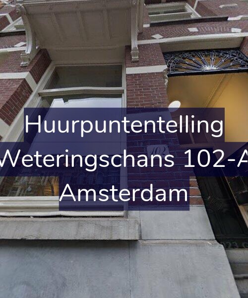 Foto gevel Huurpuntentelling voor Weteringschans 102-A, Amsterdam