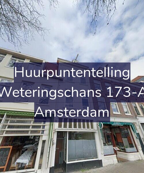 Foto gevel Huurpuntentelling voor Weteringschans 173-A, Amsterdam
