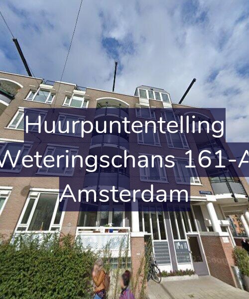 Foto gevel Huurpuntentelling voor Weteringschans 161-A, Amsterdam