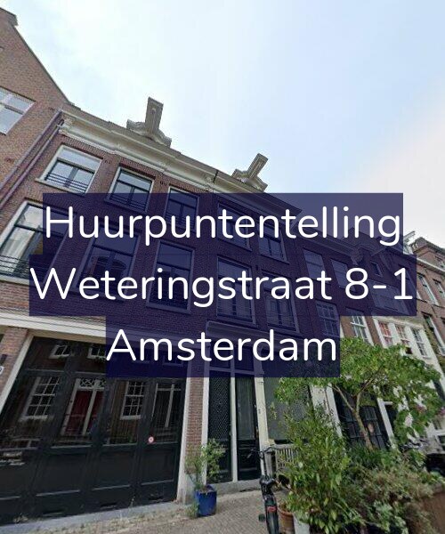 Foto gevel Huurpuntentelling voor Weteringstraat 8-1, Amsterdam