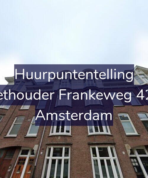 Foto gevel Huurpuntentelling voor Wethouder Frankeweg 42-3, Amsterdam