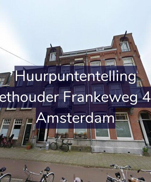 Foto gevel Huurpuntentelling voor Wethouder Frankeweg 4-H, Amsterdam