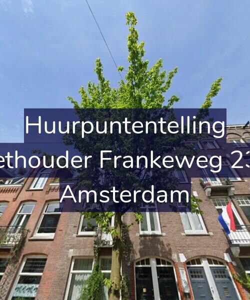Foto gevel Huurpuntentelling voor Wethouder Frankeweg 23-2, Amsterdam
