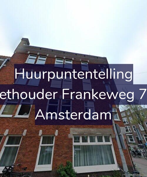 Foto gevel Huurpuntentelling voor Wethouder Frankeweg 7-D, Amsterdam