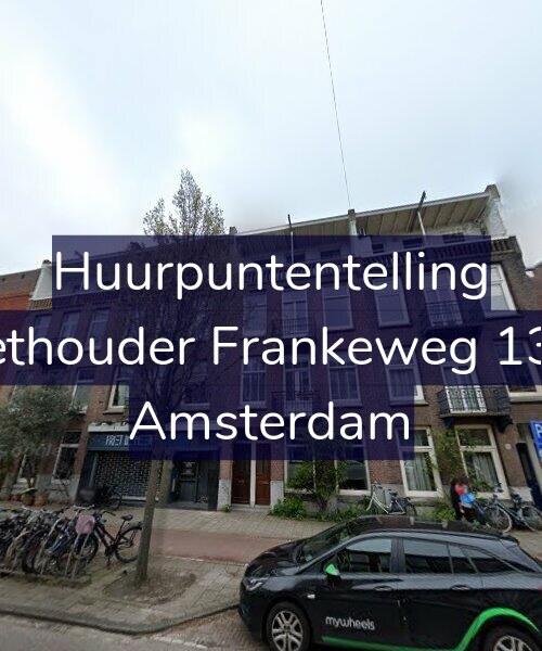 Foto gevel Huurpuntentelling voor Wethouder Frankeweg 13-H, Amsterdam