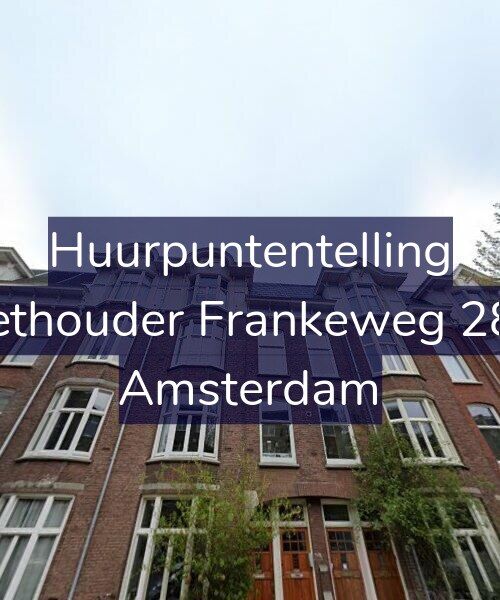 Foto gevel Huurpuntentelling voor Wethouder Frankeweg 28-3, Amsterdam