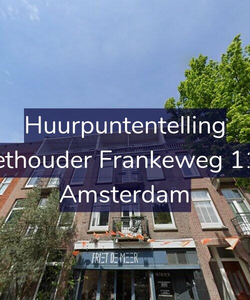 Foto gevel Huurpuntentelling voor Wethouder Frankeweg 11-3, Amsterdam