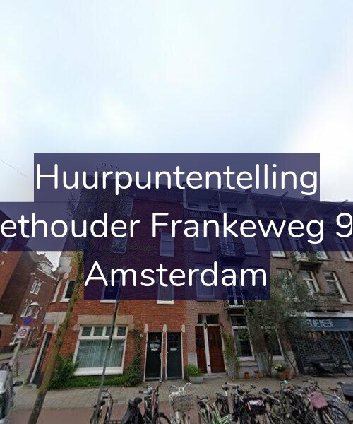 Foto gevel Huurpuntentelling voor Wethouder Frankeweg 9-1, Amsterdam