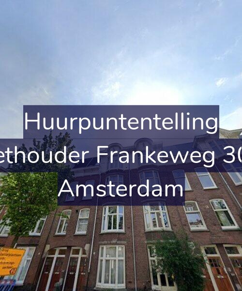 Foto gevel Huurpuntentelling voor Wethouder Frankeweg 30-3, Amsterdam