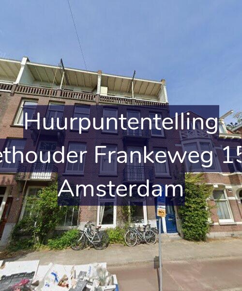 Foto gevel Huurpuntentelling voor Wethouder Frankeweg 15-H, Amsterdam