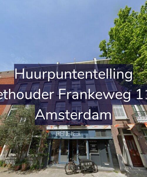 Foto gevel Huurpuntentelling voor Wethouder Frankeweg 11-1, Amsterdam