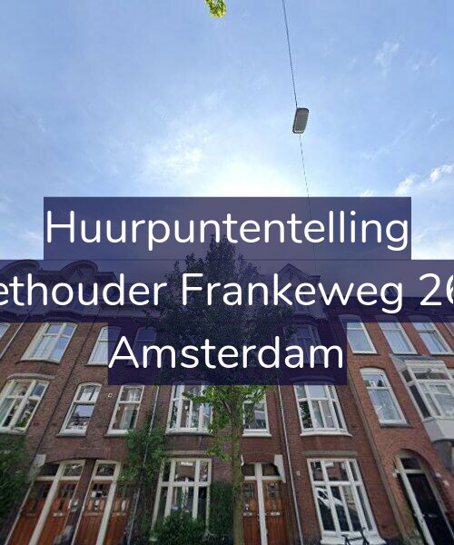 Foto gevel Huurpuntentelling voor Wethouder Frankeweg 26-2, Amsterdam