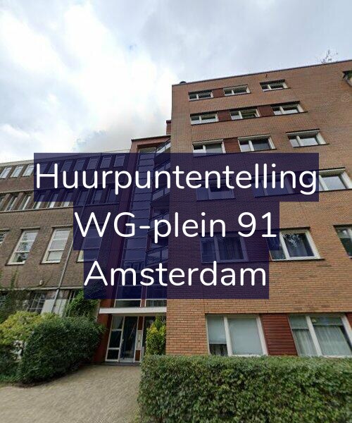 Foto gevel Huurpuntentelling voor WG-plein 91, Amsterdam