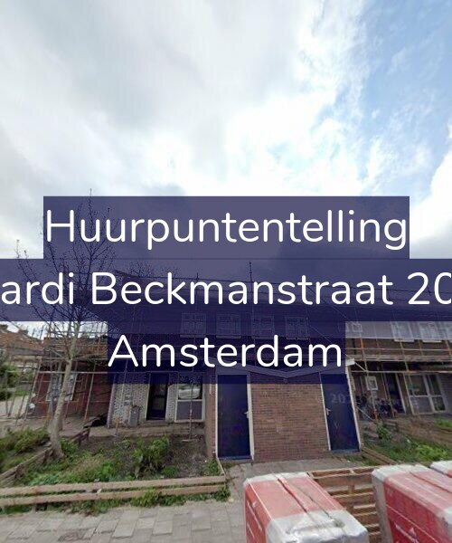 Foto gevel Huurpuntentelling voor Wiardi Beckmanstraat 20-H, Amsterdam